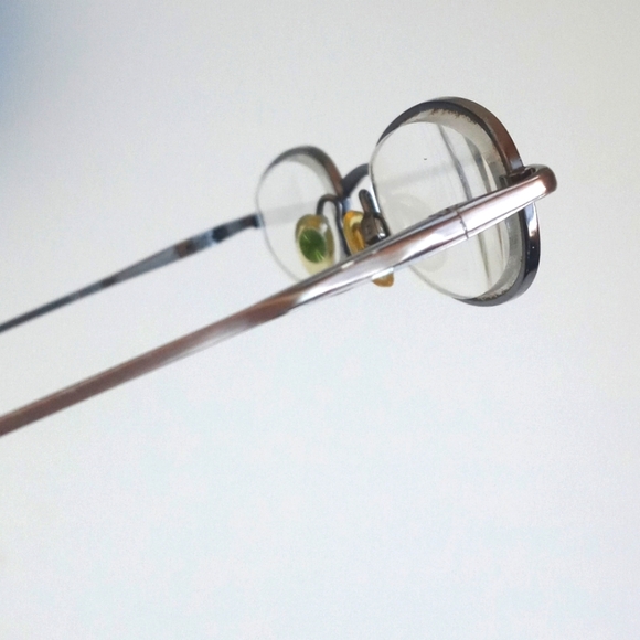 Vintage 90's Oval Bronzed Brown Reading Glasses - Picture 9 of 16